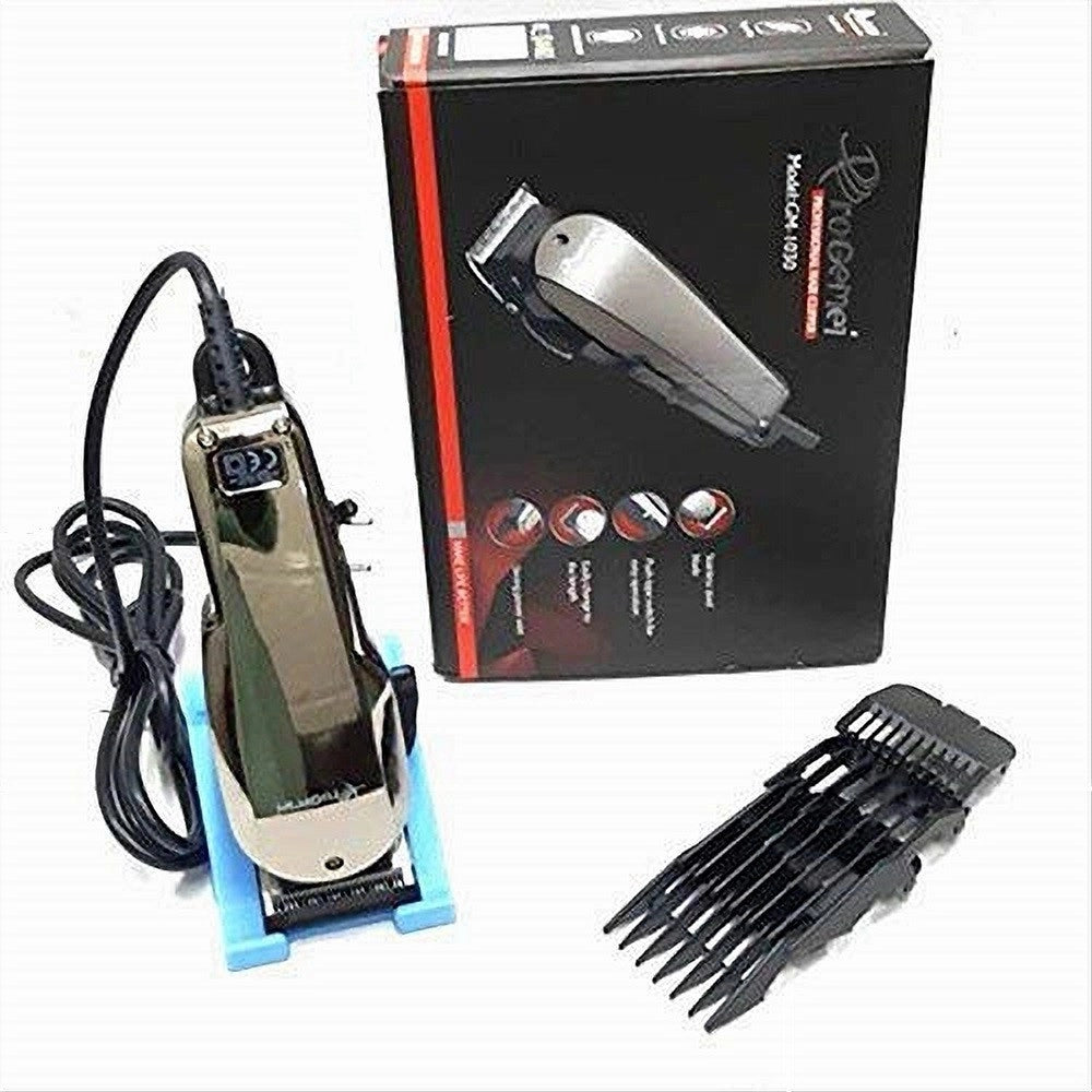 Trade Shop - Tagliacapelli Professionale Gm-1030 Trimmer Elettrico Con Filo Rasoio Per Uomo -
