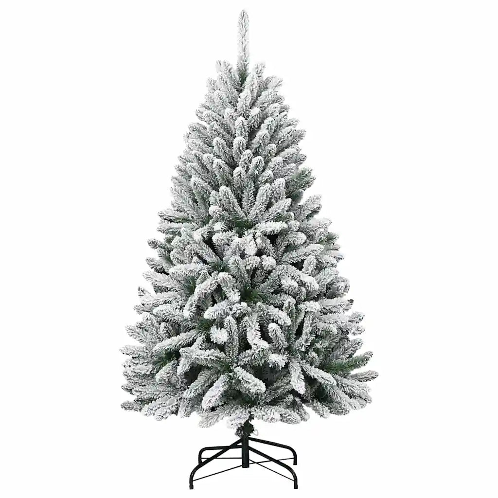 Albero di Natale artificiale con 150 LED Verde e Bianco 150 cm 3395745