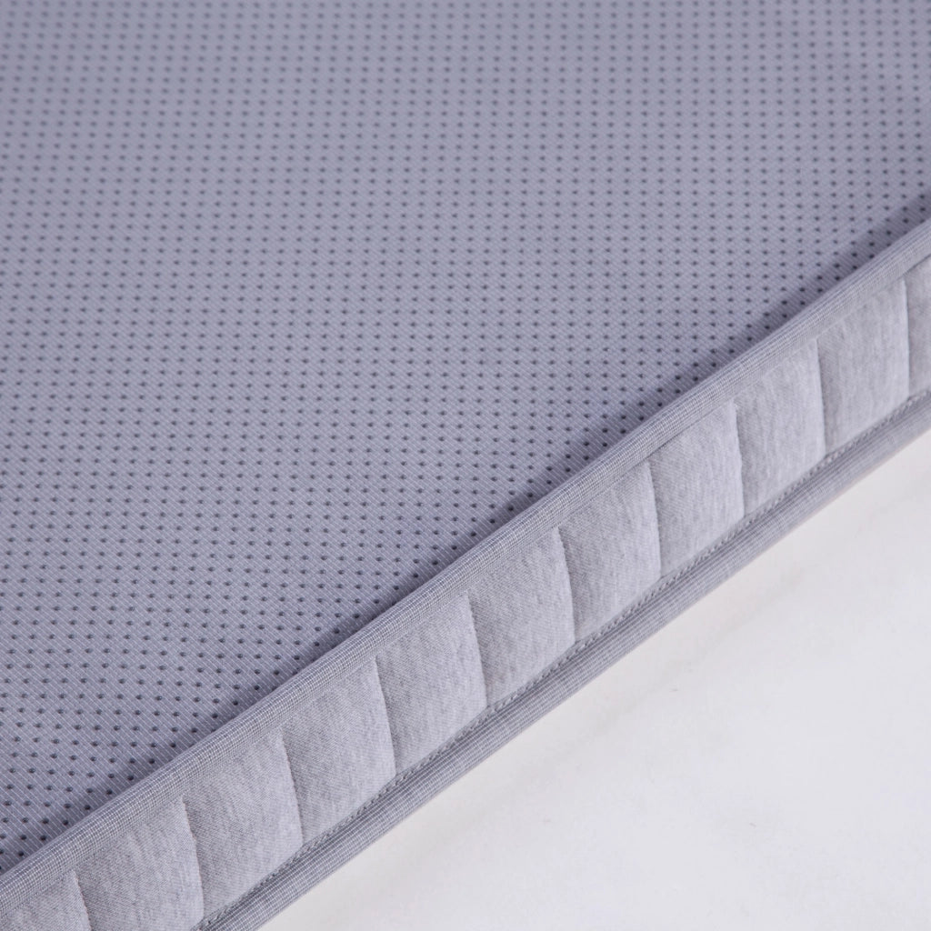 Materasso a molle insacchettate 7 zone con memory foam H3/H4 in schiuma e molle per letto pieghevole bianco
