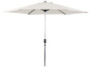 Ombrellone da giardino a palo centrale in alluminio "Sol" - Rontondo  - Ø 3m - Ecru
