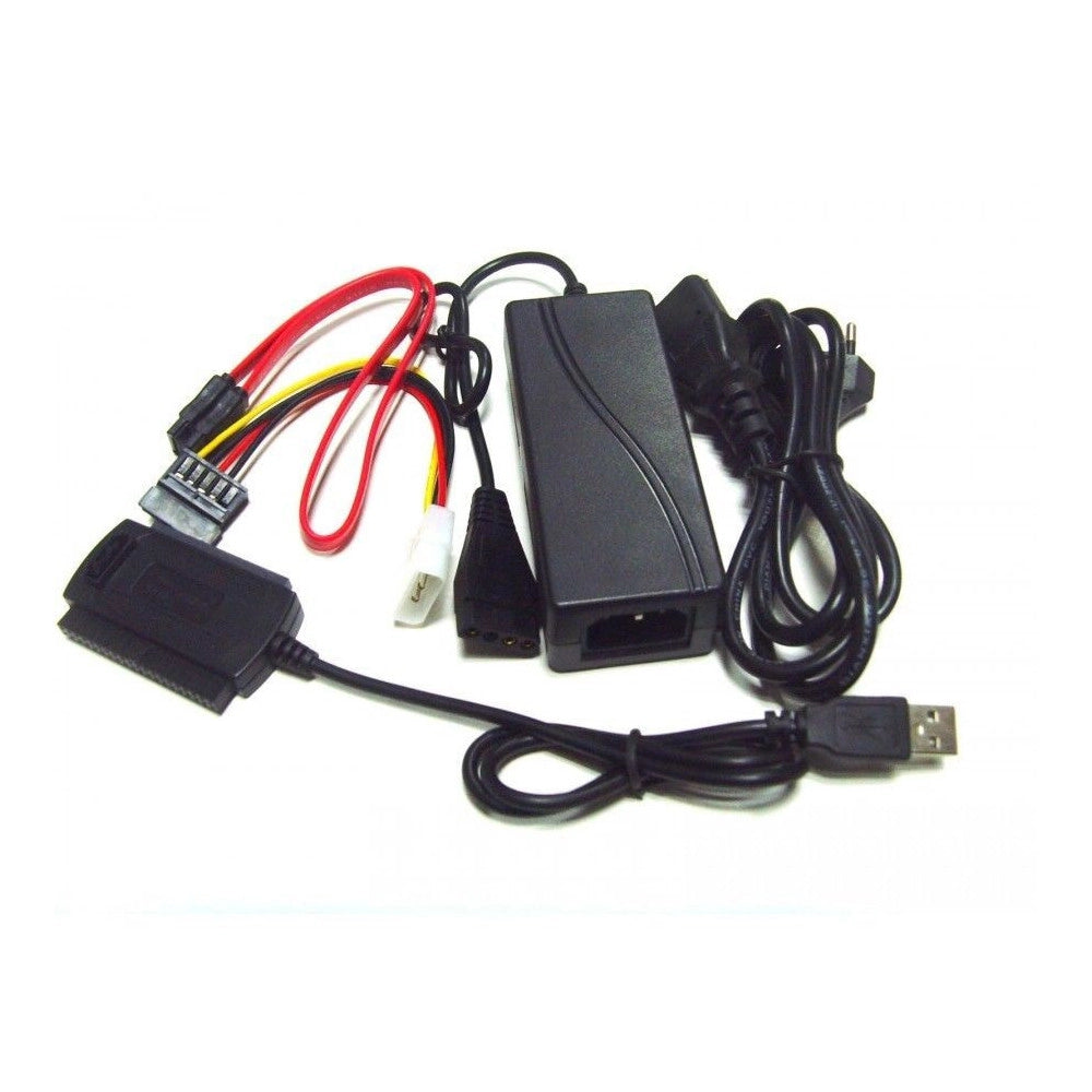 Trade Shop - Cavo Adattatore Ide Sata Usb 2.0 Supporta Hd Hard Dsik 2.5 3.5 Alimentatore -