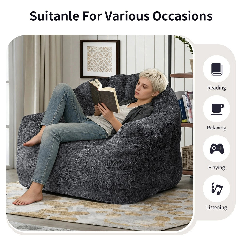 Poltrona a Sacco Ergonomica ¨C MINIMAL ¨C Relax, Design Moderno, Imbottita