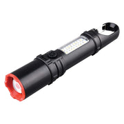 TORCIA LED RICARICABILE 'MAGNUM' 3 W - lm 250 - con laterna laterale  - VELAMP
