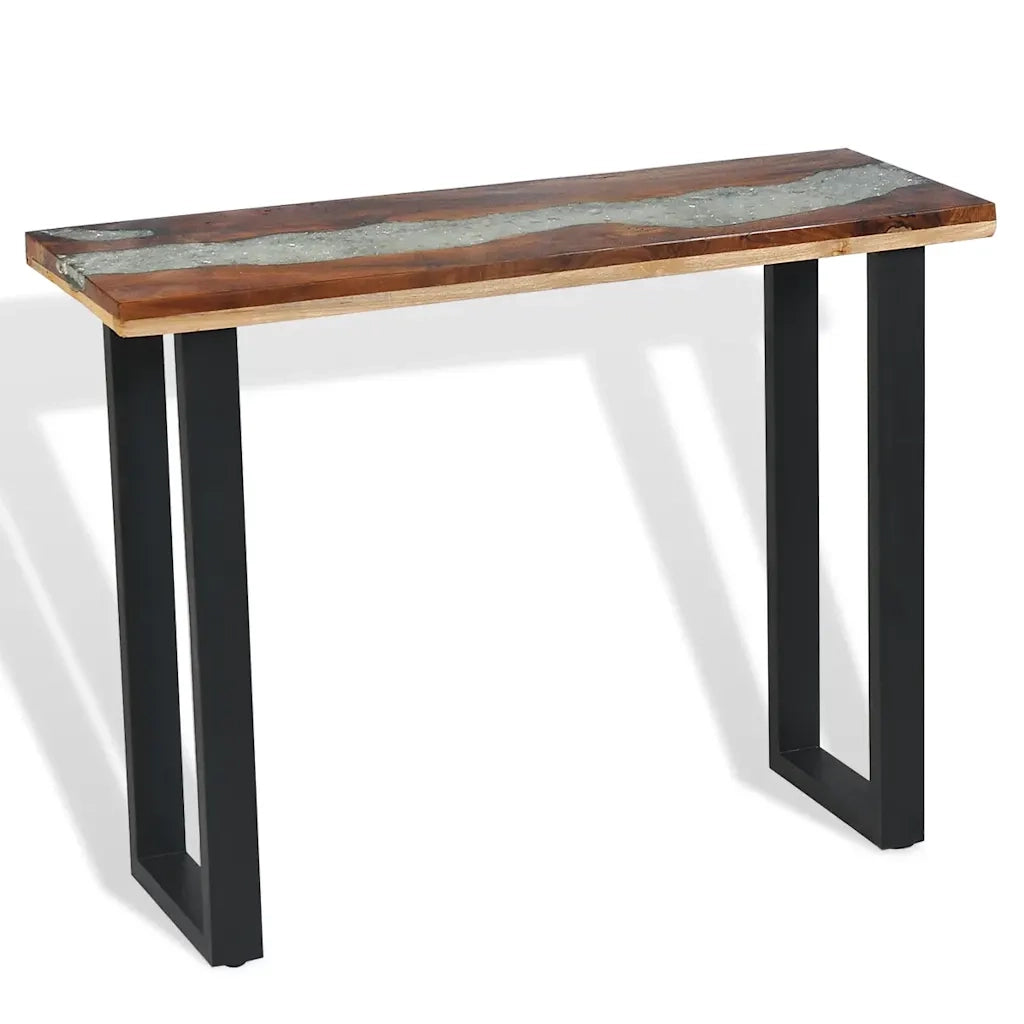 Tavolo Consolle in Teak 100x35x75 cm 245065