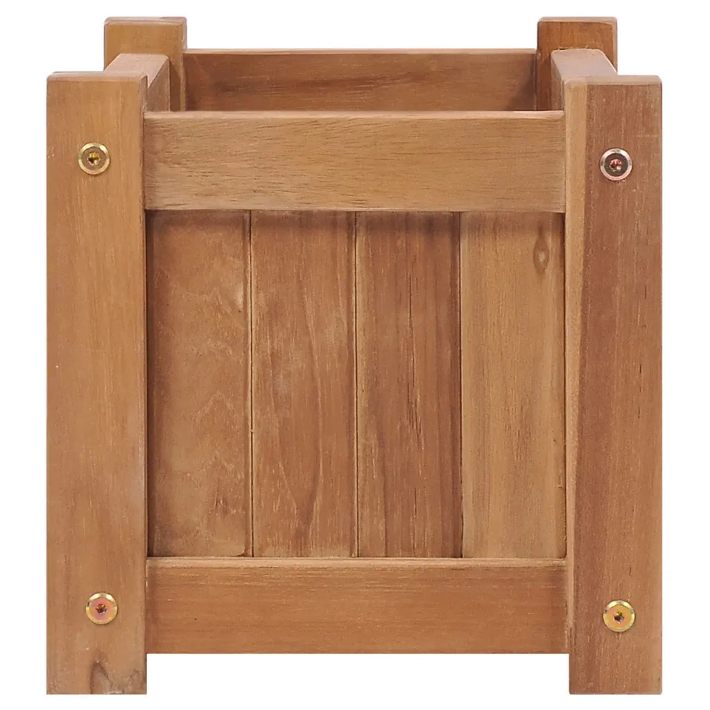 Letto Rialzato 50x25x25 cm in Legno Massello di Teak 48967
