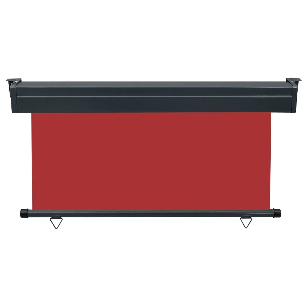 Tenda da sole laterale retrattile/schermo privacy per patio giardino terrazza balcone 140 x 250 cm rosso 02_0007017
