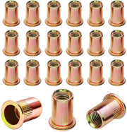 Viti a stella blindate - 120 pezzi - rame zincato - acciaio carbonio - filo M5 - adatto per metallo e plastica