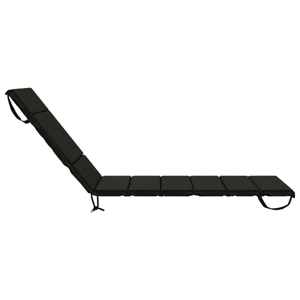 Cuscino per Lettino GEMERT 100% Poliestere Nero 200 x 90 x 3 cm 948594