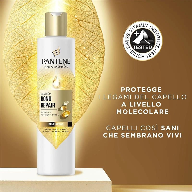 PANTENE BOND REPAIR SHAMPOO CON BIOTINA 250 ML FORMULA PRO-V CONCENTRATA PER CAPELLI DANNEGGIATI PROTEGGE