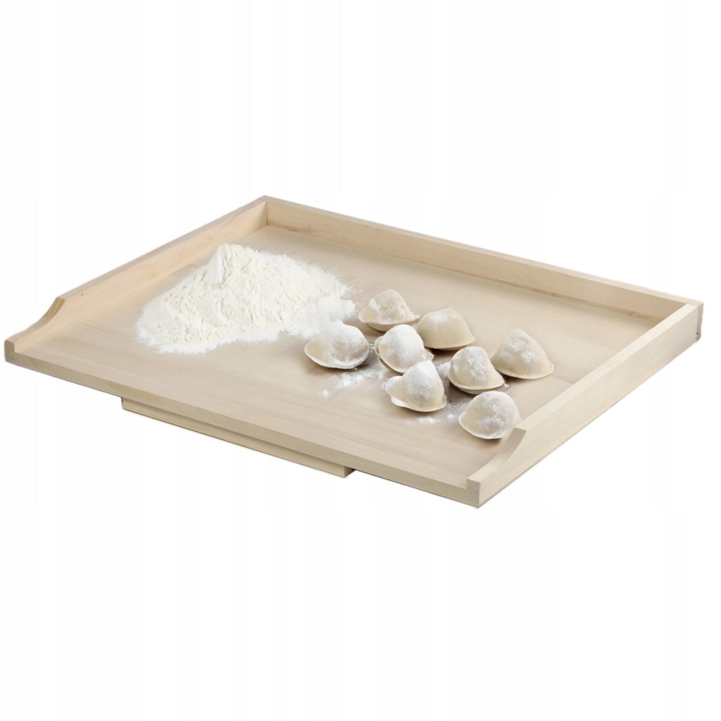 Tagliere da pasticceria in legno grande KADAX 53x40cm XXL monofacciale in legno massello da cucina