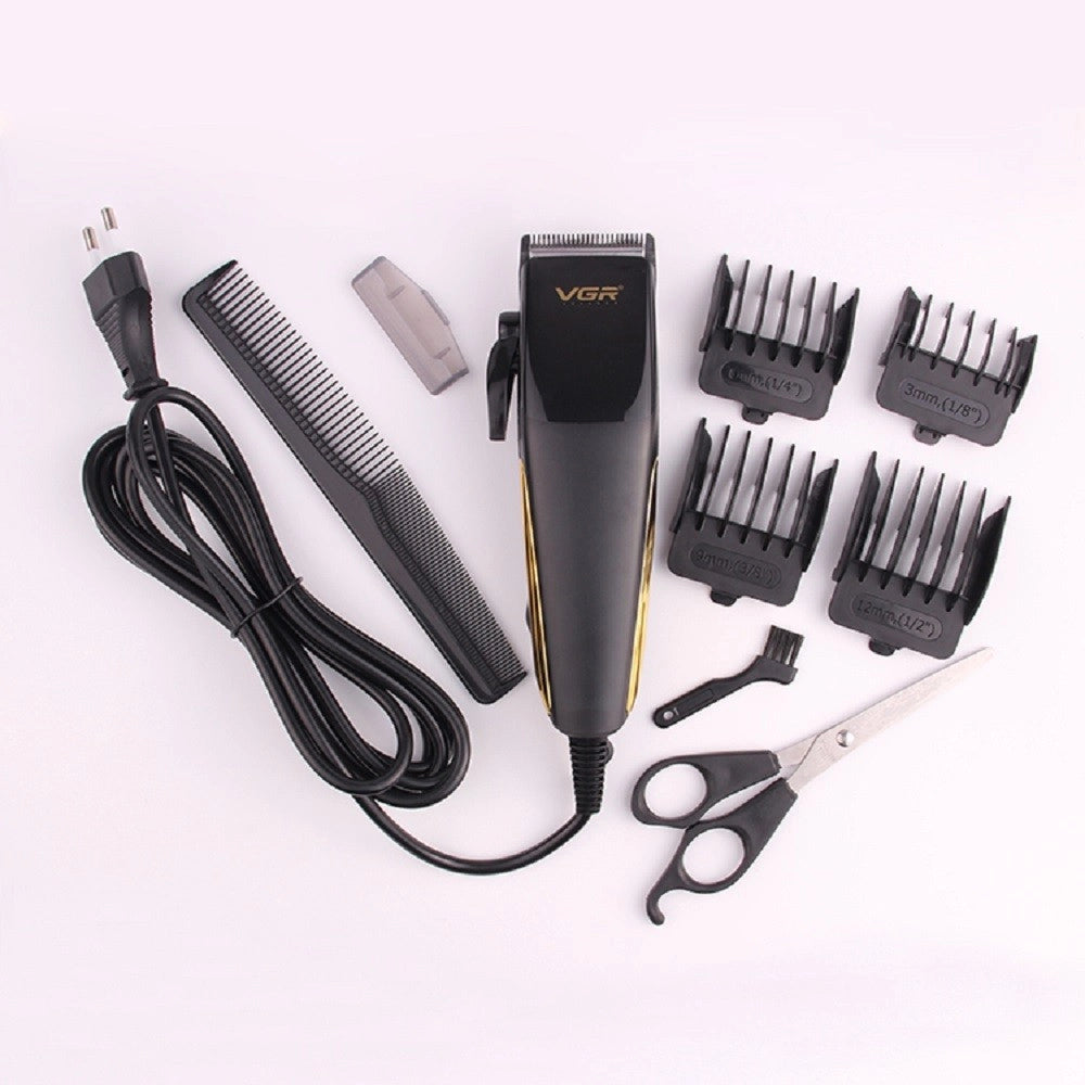 Trade Shop - Tagliacapelli Con Filo Rasoio Elettrico Professionale Trimmer Pettini Vgr V-128 -