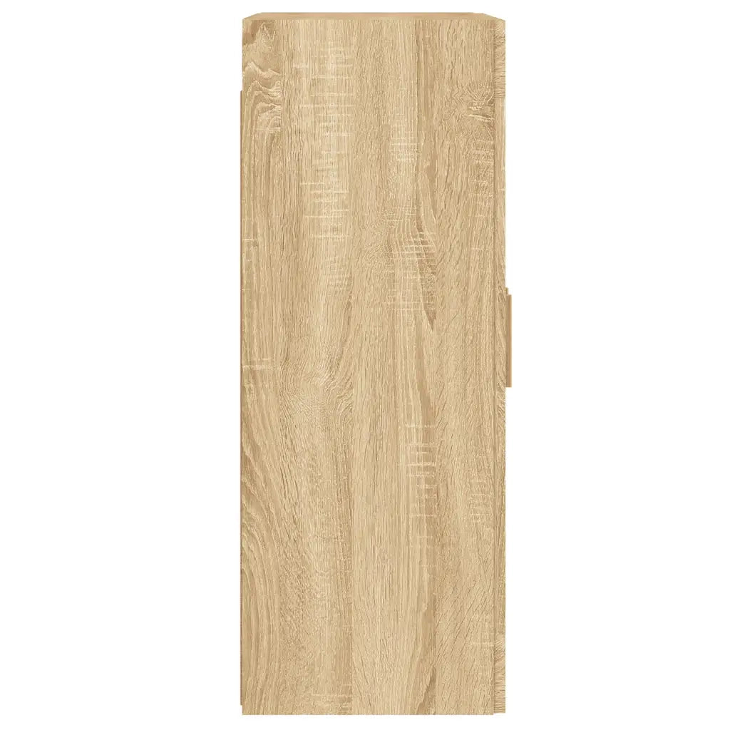 Set di 2 pensili a muro 69,5 x 34 x 90 cm finitura elegante design contemporaneo legno ingegnerizzato rovere Sonoma 02_0055401