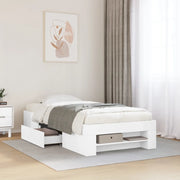 Giroletto-Struttura Letto Bianco 75x190 cm in Legno Multistrato 151908