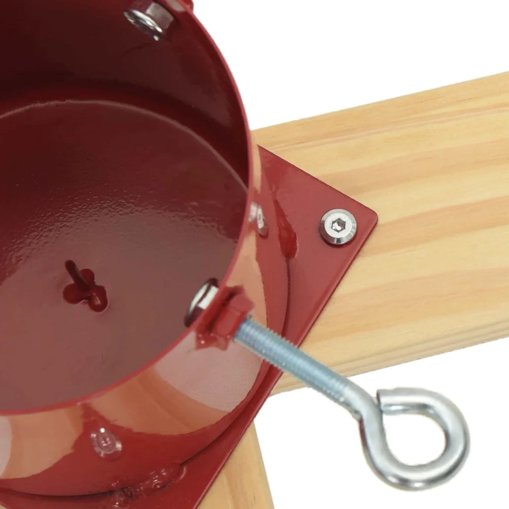 Supporto per Albero di Natale 1.73 Rosso 50 x 50 x 16 cm CFW5394150