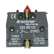 Blocco contatti ausiliari 1NC, 400V/10A 22mm LAY5 Breckner Germany