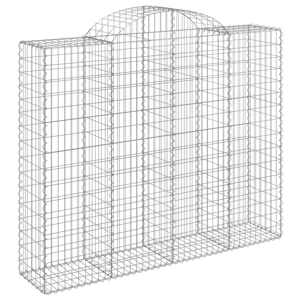 Cesti Gabbioni ad Arco 14 pz 200x50x160/180 cm Ferro Zincatocod mxl 101119