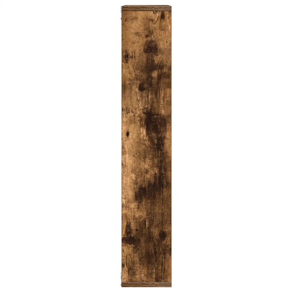 Mensola a Muro Rovere Fumo 36x16x90 cm in Legno Multistrato cod mxl 51747