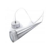 Trade Shop - Pendente Lampada Lampadario Conico Allungato Acciaio A Soffitto Luce Led Applique Design -