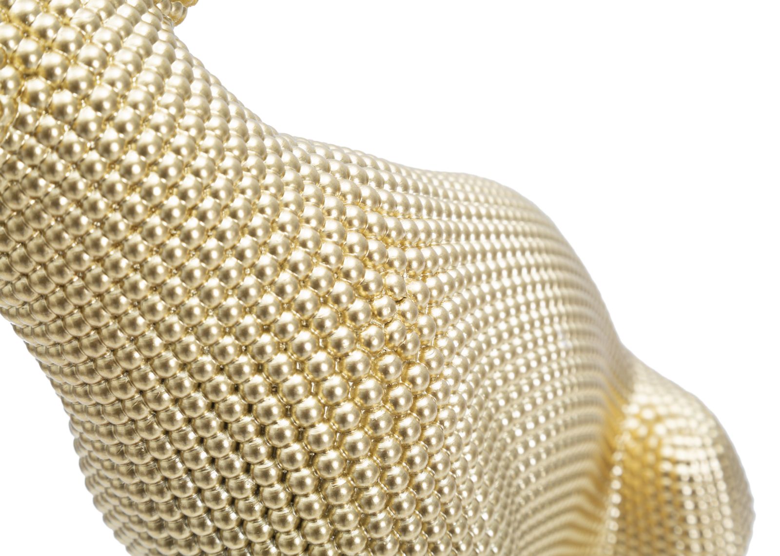 Statua Leopardo Oro 23x15,5x29 cm in Poliresina