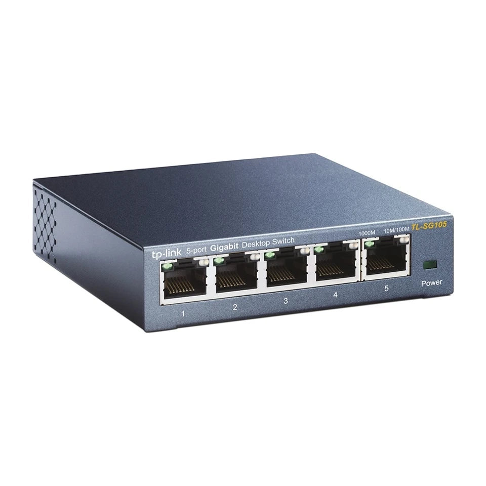 Switch di rete da scrivania TP-Link a 5 porte 10/100/1000Mbps