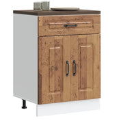 vidaXL Base da Cucina Kalmar Legno Vecchio in Legno Multistrato