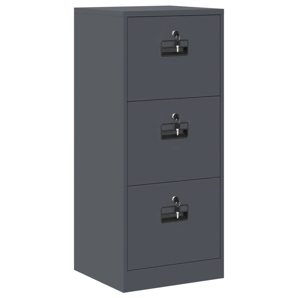 Armadio per File con cassetto Antracite 44 x 50 x 106.5 cm