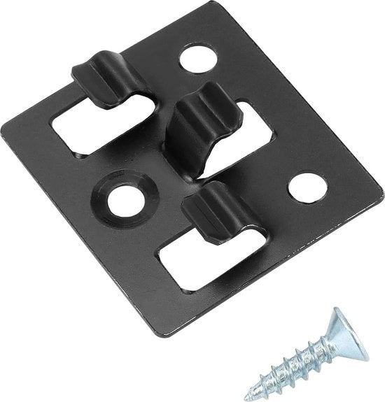 100 pezzi di clip in acciaio inossidabile 6mm per terrazze - Regolatori di distanza nascosti per pannelli WPC/BPC - inclusi viti