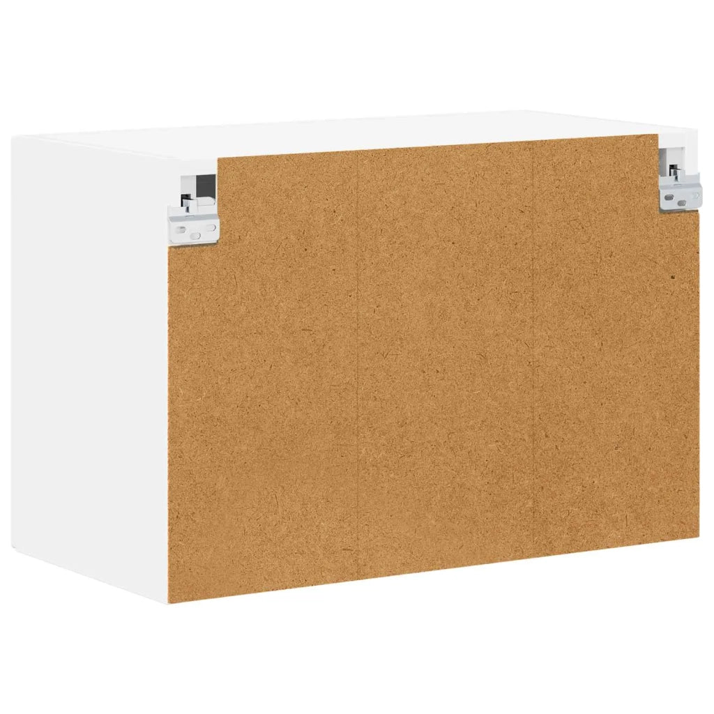 Mobile in vetro da parete LUCCA 2 pcs Bianco 60 x 31 x 40 cm 884966