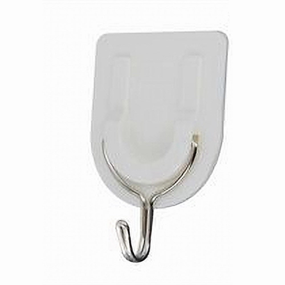 Trade Shop - Set 6 Pezzi Ganci Gancio Attaccapanni Adesivo Parete Legno Porte Fashion 59670 -