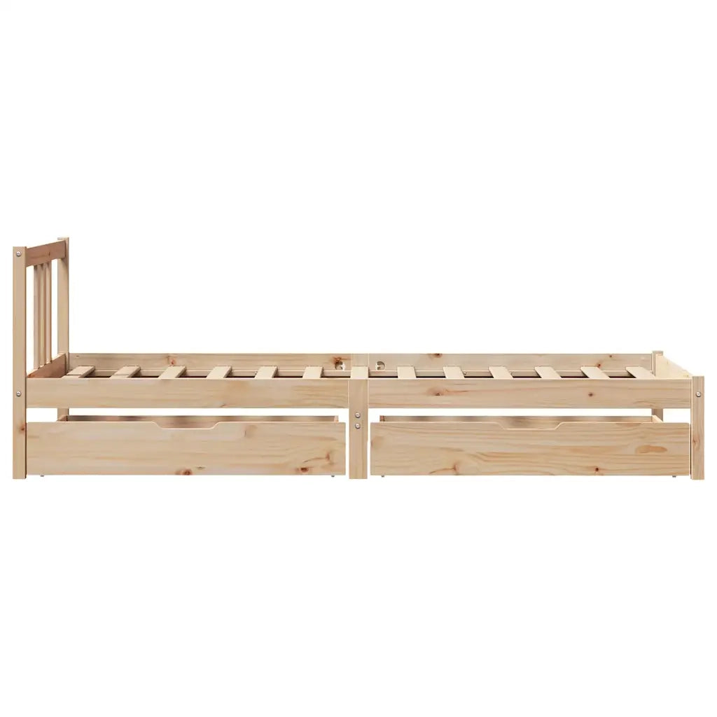 vidaXL Letto senza Materasso 90x190 cm in Legno Massello di Pino