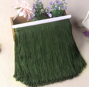 Accessori per costumi da ballo - Franjelint 15 cm - Decorazione - Trimmer per frange - Fazzoletto da vita - Costumi da sospensione - Design moda - Adatto per attività di fai da te - Franje