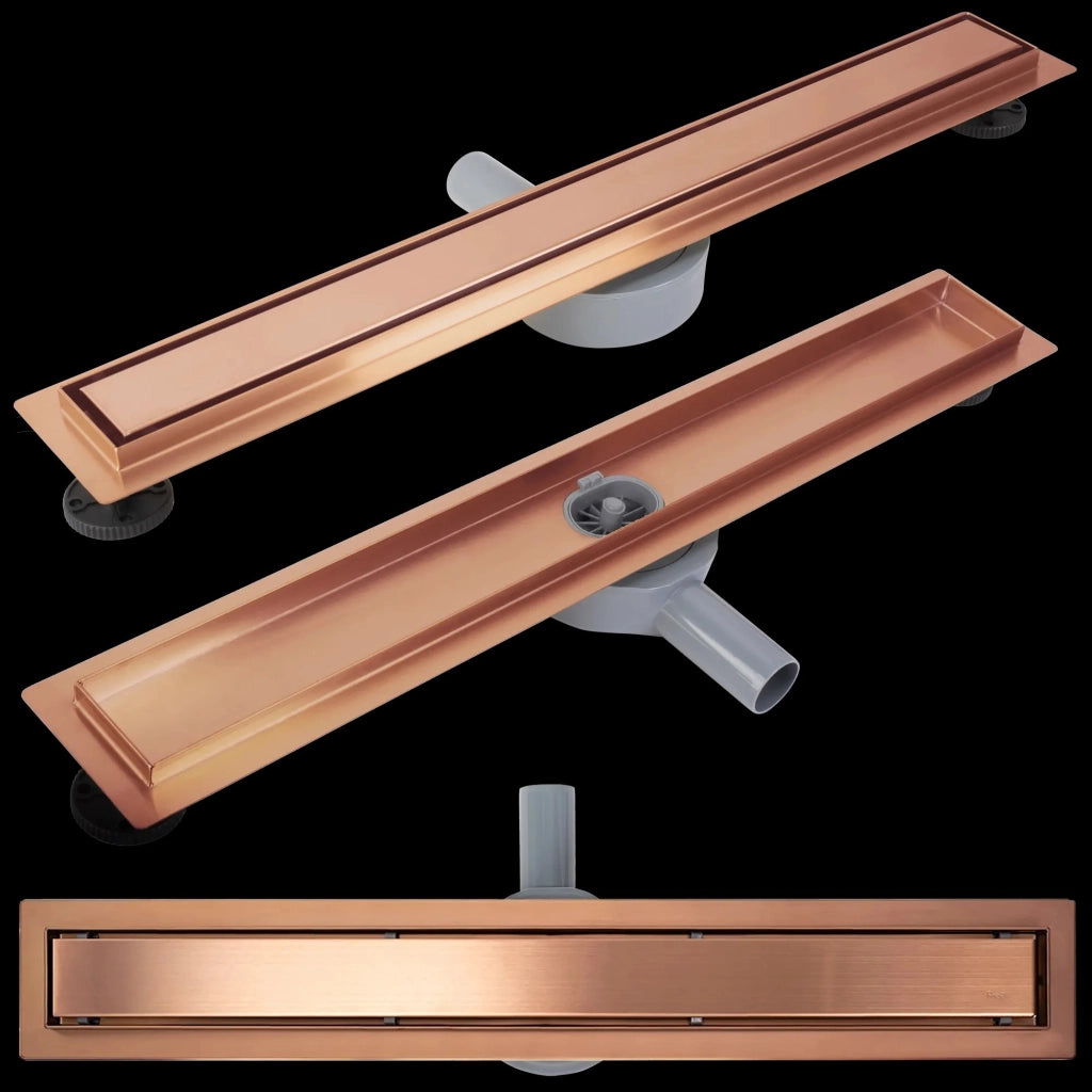 Scarico Lineare Rea Neox Pro Brush Copper 70