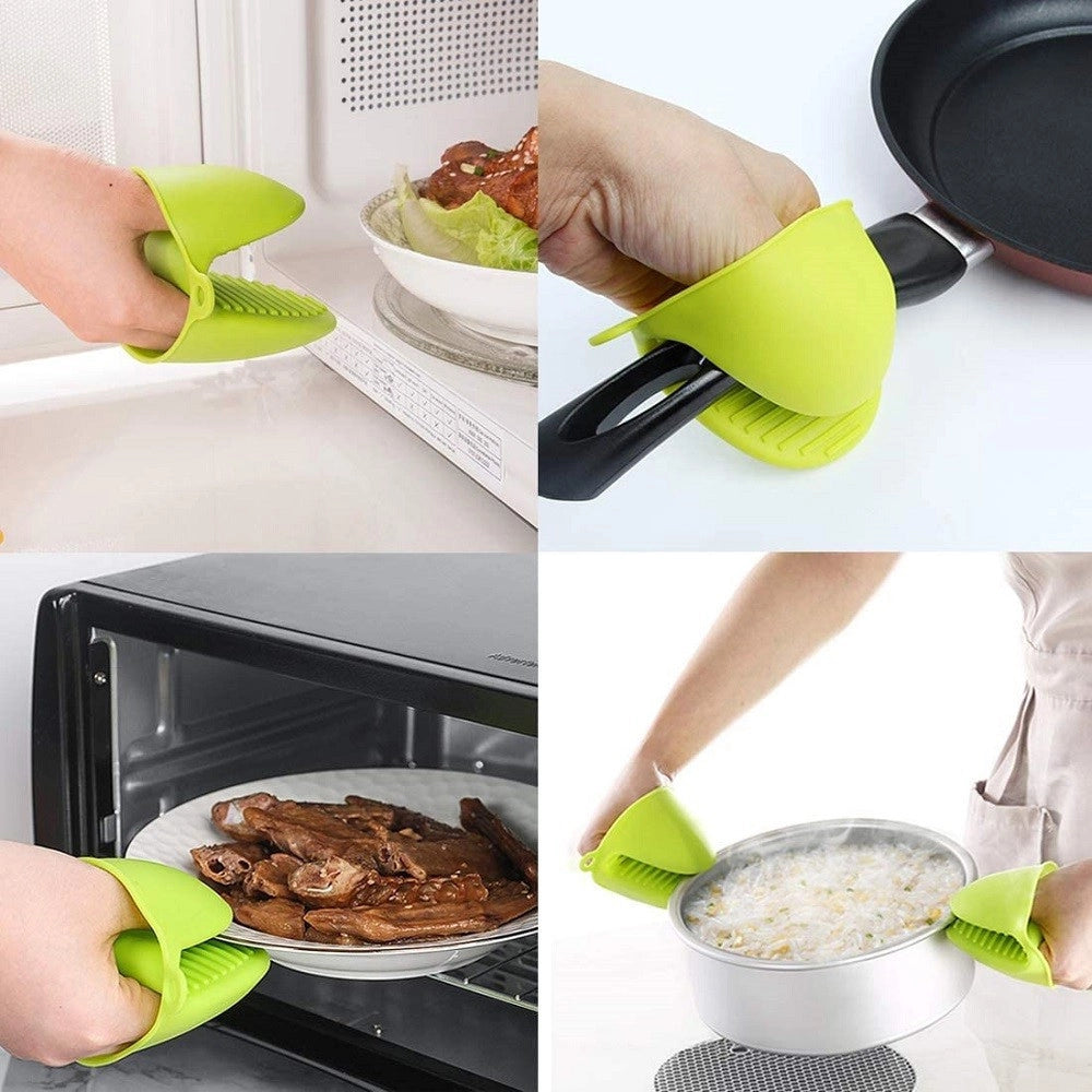 Trade Shop - Presina Presine Mini Guanto Forno Silicone Antiscivolo Antiscottatura Resistenti -
