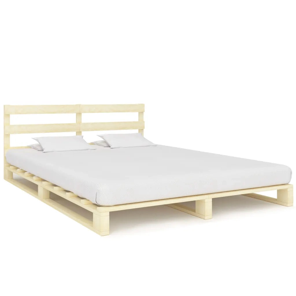 Giroletto in Pallet di Legno Massello di Pino 180x200 cm cod mxl 62111