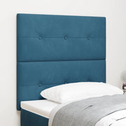 Testata LED  Blu scuro 90 cm Velluto