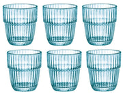 Set 6 Bicchieri da Tavola Rocks Barshine Ice Impilabili 30 cl
