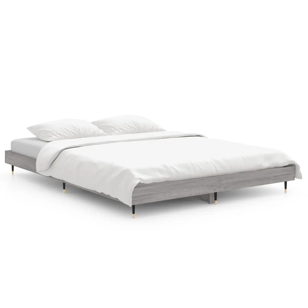 Giroletto Grigio Sonoma 135x190 cm in Legno Multistrato 832187