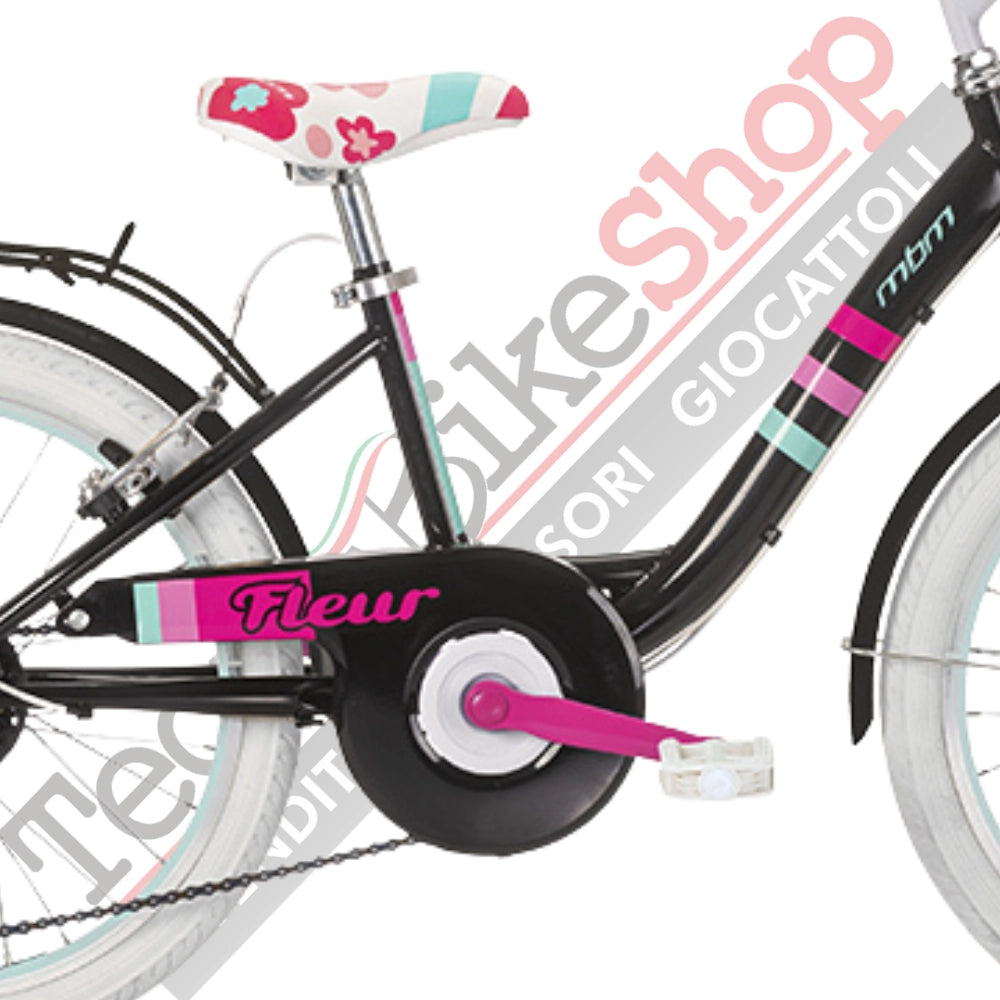 Bici Bambina MBM Fleur 20"- 6 Velocità -Nero