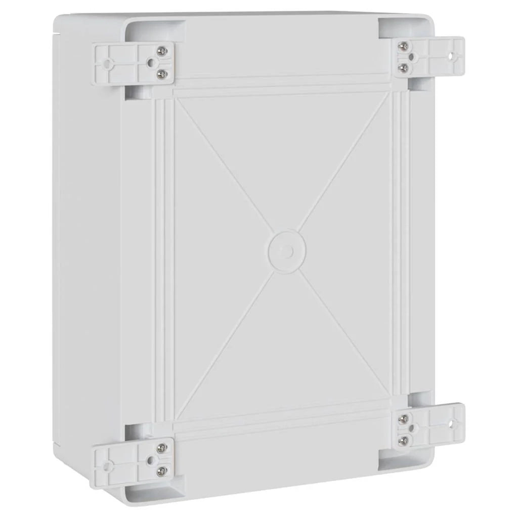 Armadio di controllo rettangolare moderno per officina 47 x 20 x 60 cm plastica grigia 02_0058197