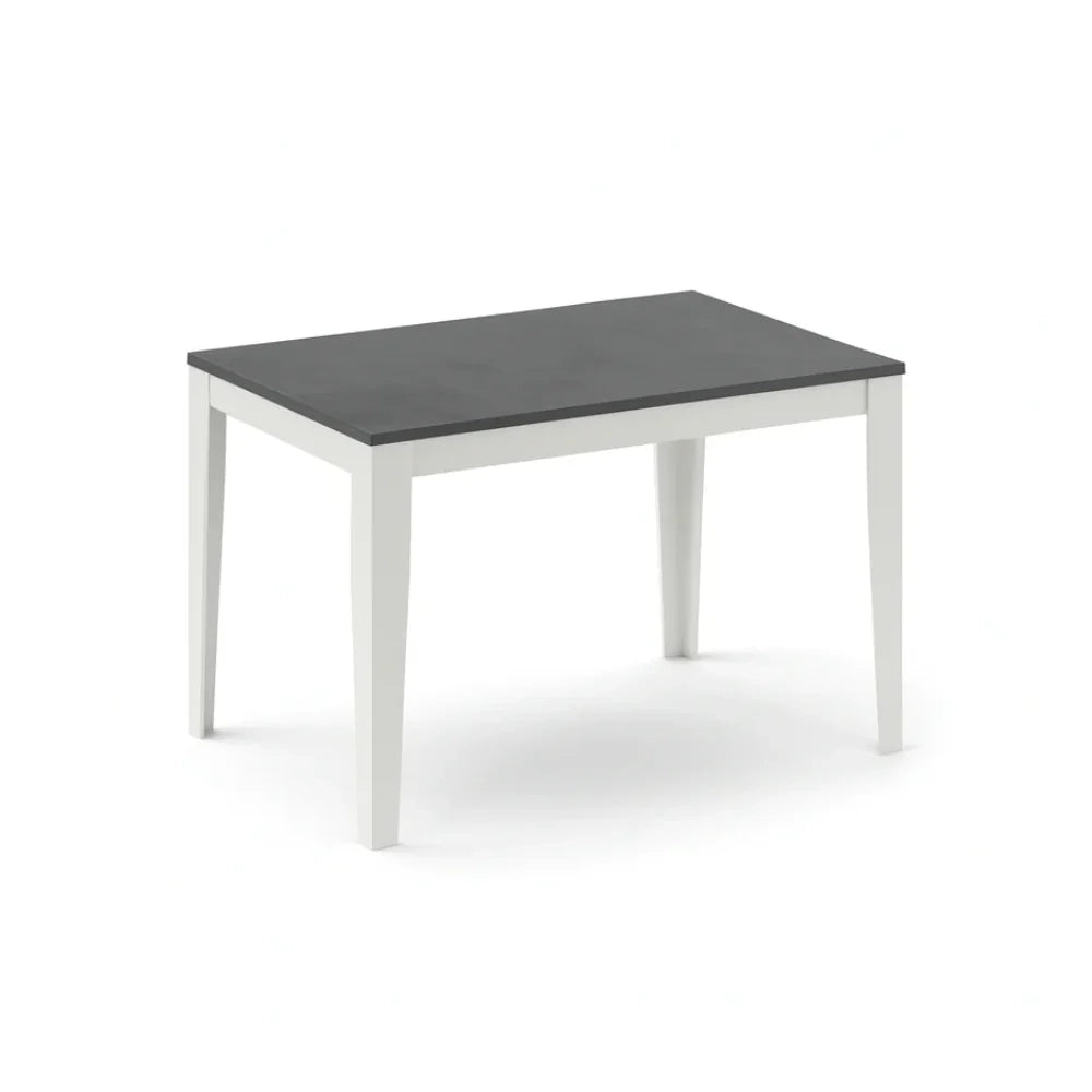 Tavolo da pranzo allungabile effetto cemento grigio Moon 156-316x90 cm fino a 12 posti Made in Italy | Duzzle