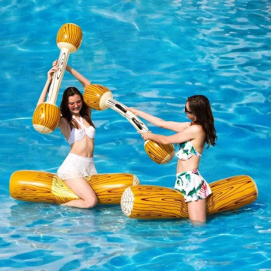 Due Inflabili Giochi da Nuoto - Divertenti per Bambini e Adulti - Perfetti per Piscina - Festa e Sport Acquatici