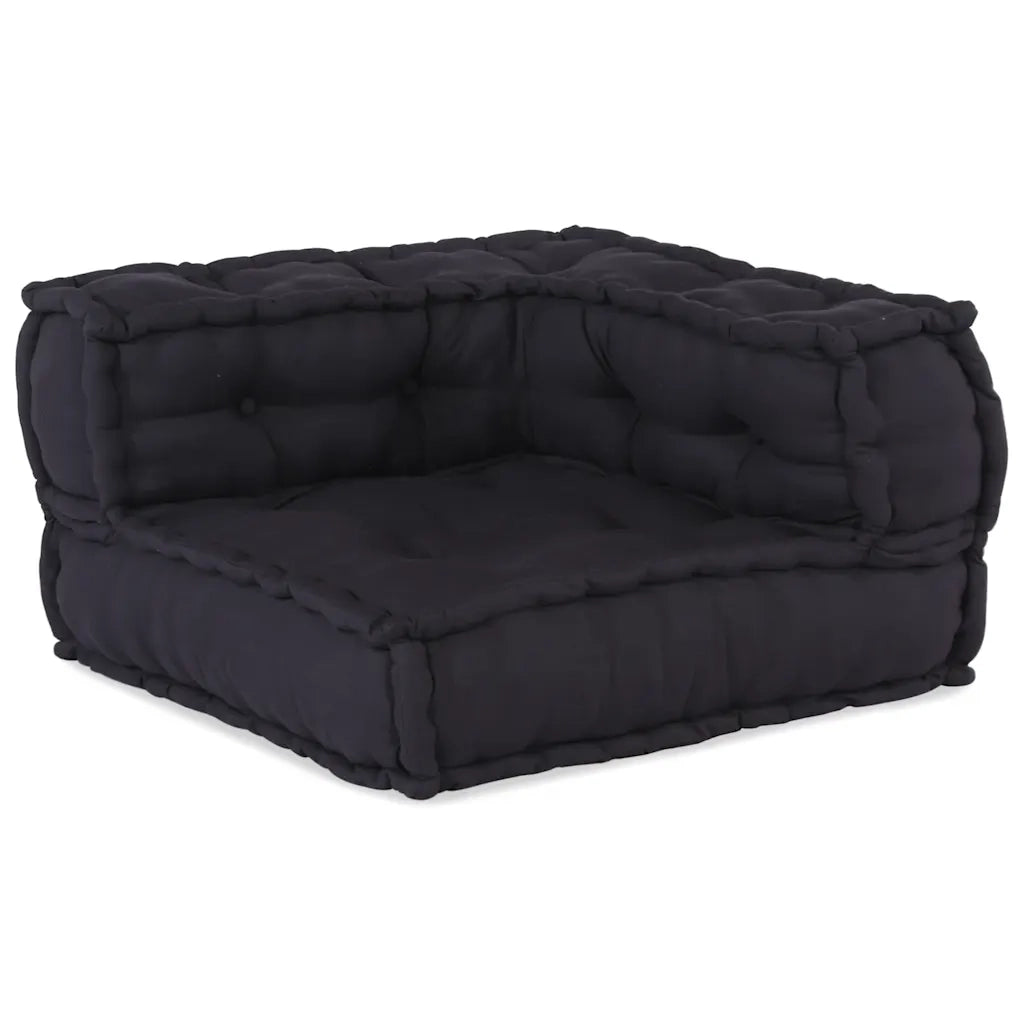 vidaXL Pouf Modulare Antracite 70x70x54 in Tessuto