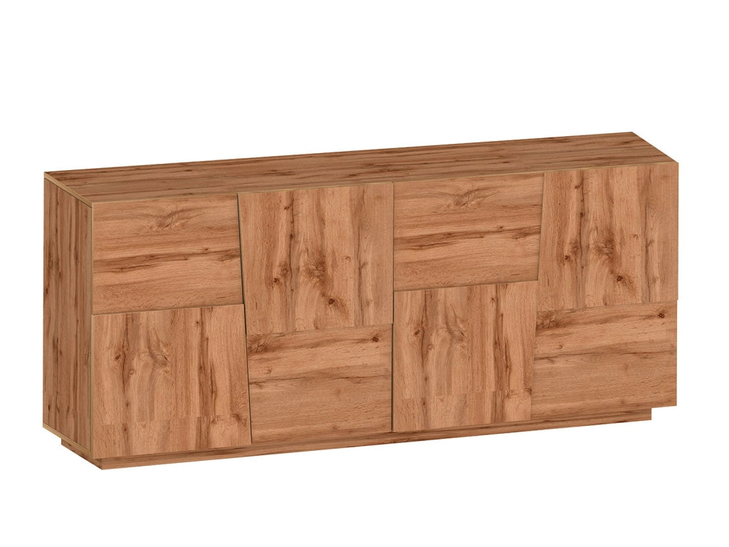 Credenza 4 Ante 200x44x86 cm Pongo 4A Rovere Wotan