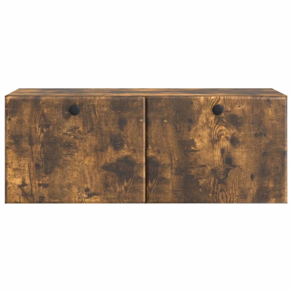 Mobile Porta TV da Muro 78,5 x 31 x 30 cm Rovere Fumo 899230