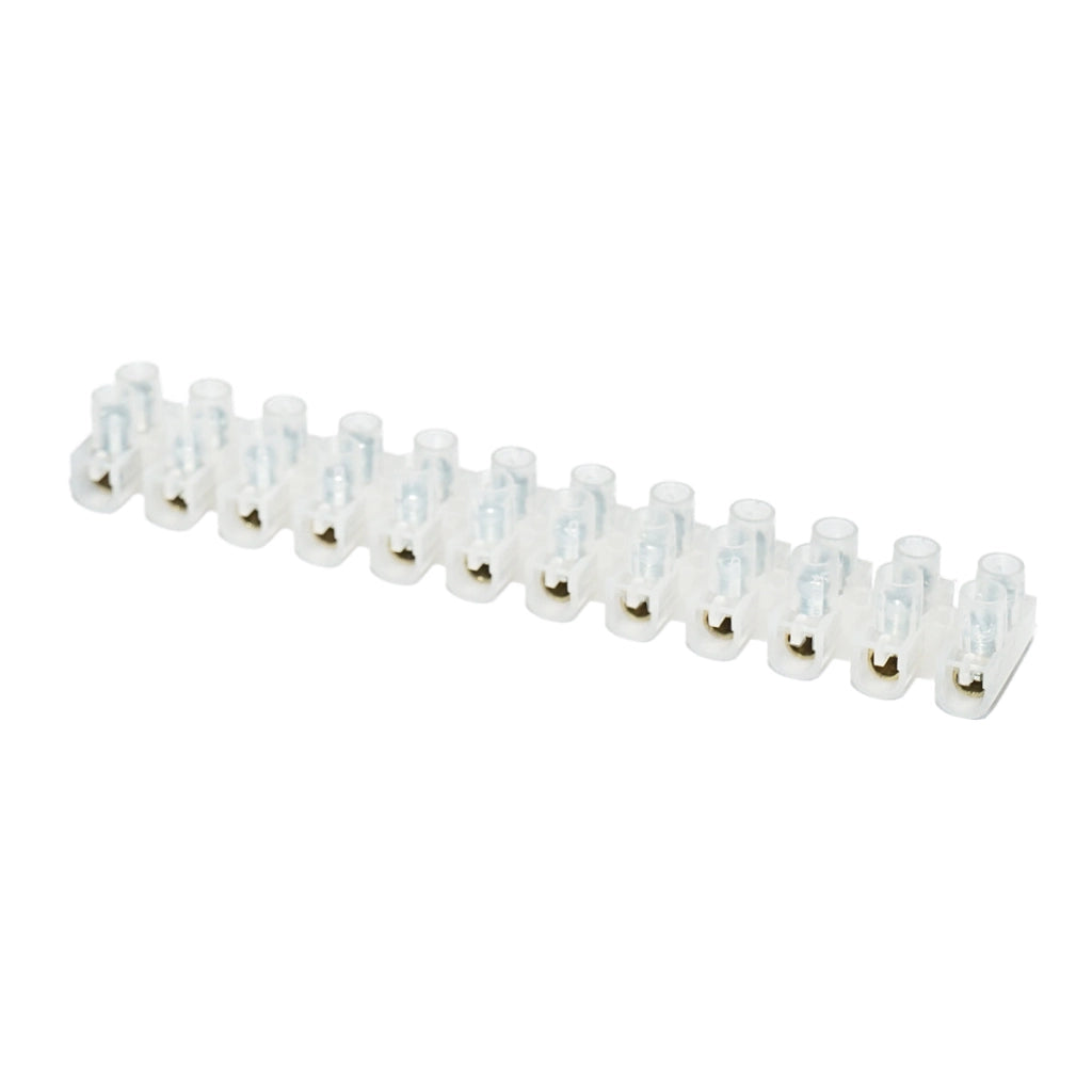 Morsettiera 6A 380V, 12 poli 6mm Leader