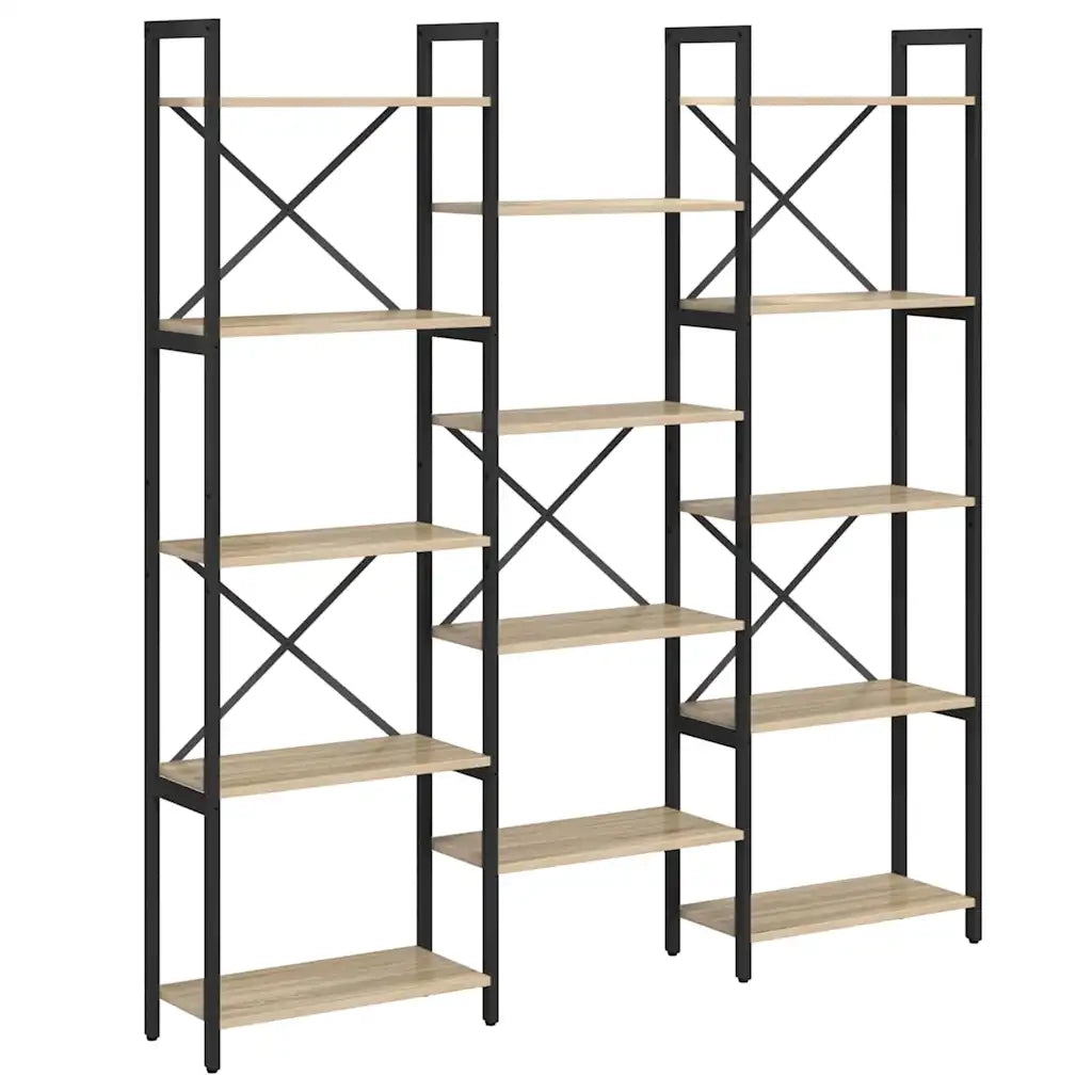 Libreria Rovere Sonoma 156 x 25 x 167 cm Legno multistrato 868342