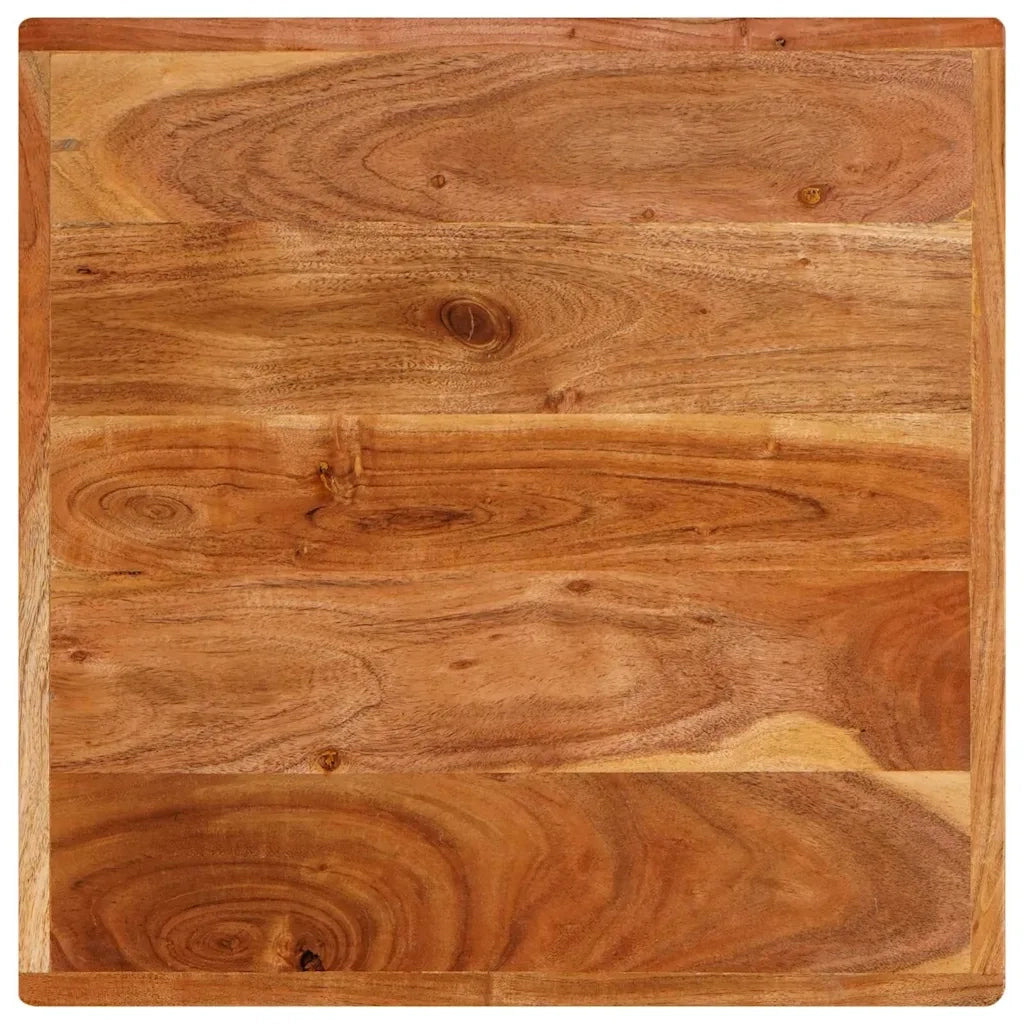 vidaXL Tavolo bistrot Marrone 50 x 50 x 76 cm legno massello di acacia