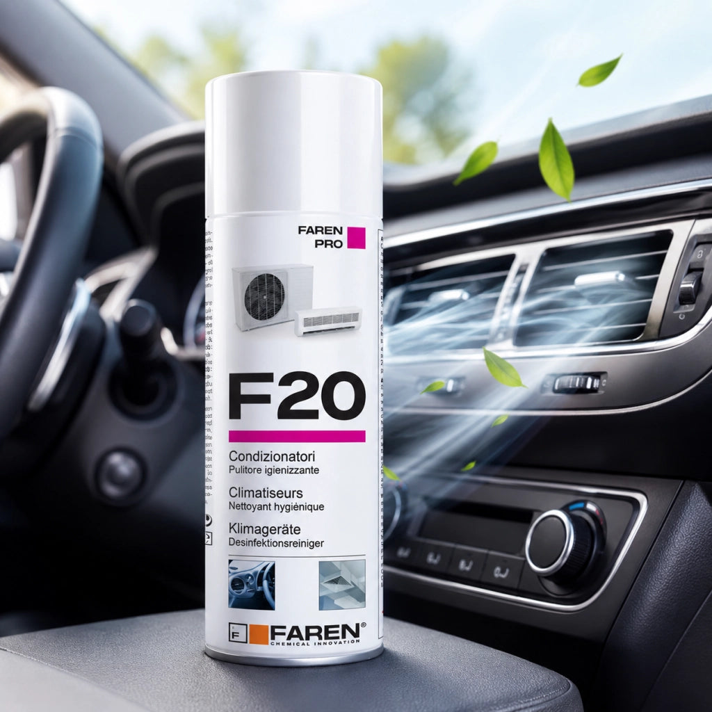 Faren f20 igienizzante spray profumato per climatizzatori casa auto 400ml 2 pezzi