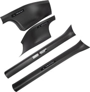 Set di Coperture Porta per Tesla Model Y 2021-2023 - 4 Pezzi - Qualità Elevata - Copertura Porta in PU con Trattamento a Carbonio - Antiscivolo - Anticorrosione