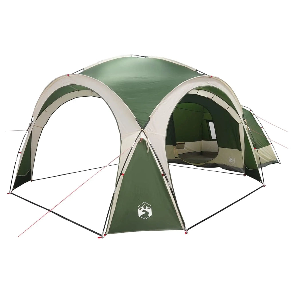 Tenda Laterale Verde 410 x 410 x 250 cm Poliestere e Acciaio 42028681